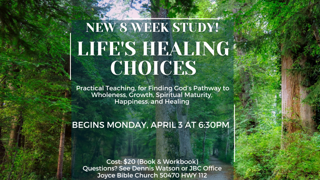 Lifes healing choices 16x9
