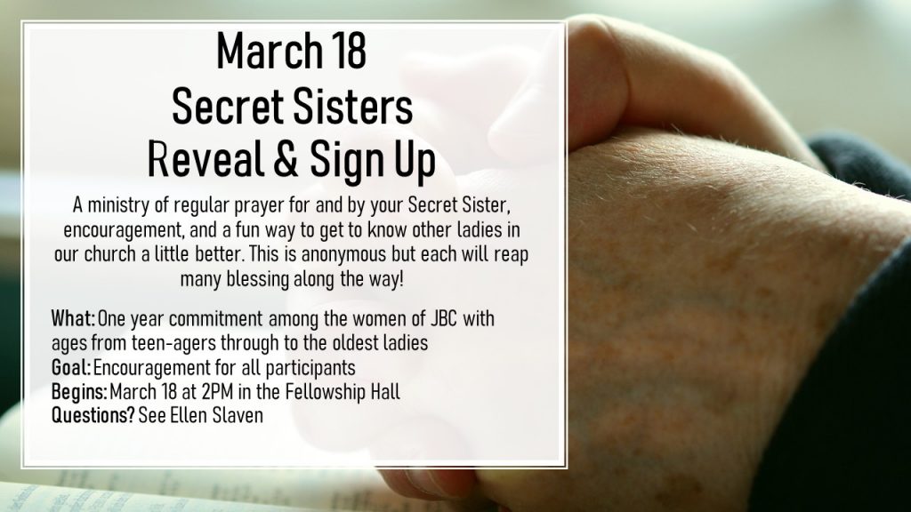 Secret Sisters 3-18-23